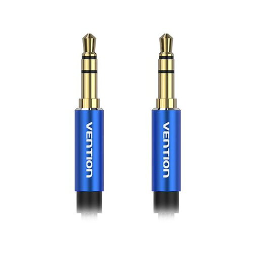 【5本セット】 VENTION 3.5mm Male to Male オーディオケーブル コットン編み アルミニウム合金 1.5m ブルー BA-4537X5 【5本セット】 VENTION 3.5mm Male to Male オーディオケーブル コットン編み アルミニウム合金 1.5m ブルー BA-4537X5