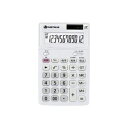 (まとめ)ジョインテックス 中型電卓 ホワイト K071J【×4セット】(2)