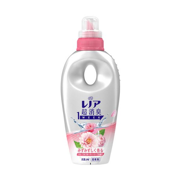 （まとめ）P＆G レノア 超消臭1week フローラルフルーティーソープ 本体 530ml 1本【×10セット】