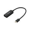 エレコム USB Type-C(TM) - DisplayPort(TM)変換アダプター 1ポート ブラック AD-CDPBK3(2)