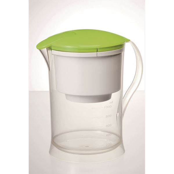 大容量 オイルポット/調理器具 【グリーン】 0.8L 約140×190×220mm 高性能活性炭カートリッジ付き 『ア..