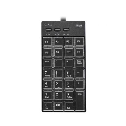 サンワサプライ プログラマブルテンキー 有線モデル NT-26UBK サンワサプライ プログラマブルテンキー 有線モデル NT-26UBK