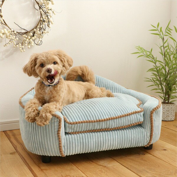 ペット用 ベッド ソファ 犬用 猫用 MARRON マロン BL ブルー ペット用品【代引不可】のサムネイル