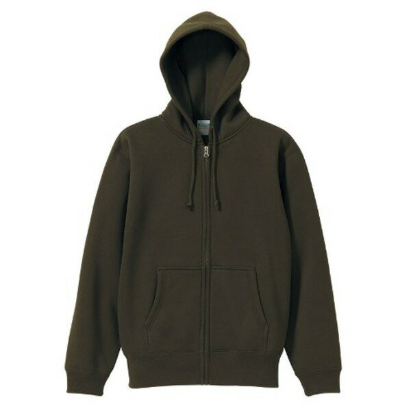 肌触りにこだわった「裏起毛」フルジップパーカー CB5620 オリーブ Mサイズ