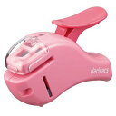 (まとめ) コクヨ 針なしステープラー(ハリナックスコンパクトα) 5枚とじ ピンク SLN-MSH305P 1個 【×10セット】(3)