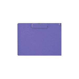 （まとめ） リヒトラブ クリップボード ABS製 A4判ヨコ型 A-987U-8 青 1枚入 【×5セット】