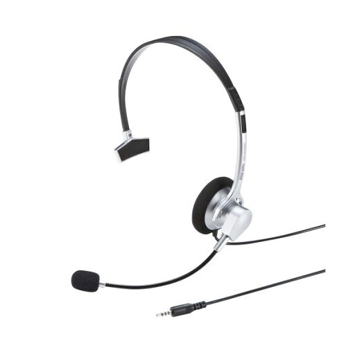 (まとめ)サンワサプライ 4極対応ヘッドセット MM-HS402SV【×3セット】 (まとめ)サンワサプライ 4極対応ヘッドセット MM-HS402SV【×3セット】