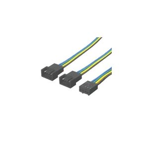 (まとめ)変換名人 4PIN FAN 2分岐 FAN4/2【×20セット】