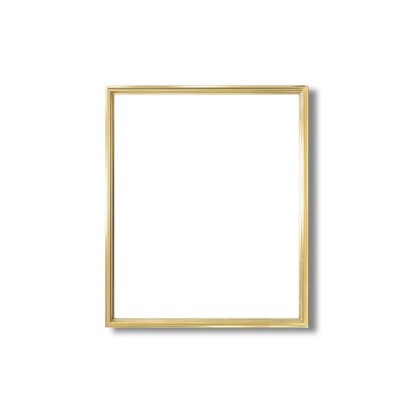 デッサン額縁 額 フレーム 〔 四ツ切サイズ 424×348mm 〕 ゴールド 壁掛けひも付き 化粧箱入り