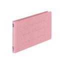 (まとめ) コクヨ 統一伝票用フラットファイル B4 1/3ヨコ 150枚収容 背幅18mm ピンク フ-V49P 1パック(10冊) 【×5セット】