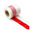 （まとめ） 紅白テープ 50m巻 40-3081 1巻入 【×2セット】