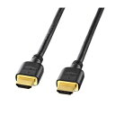 (まとめ)サンワサプライ ハイスピードHDMIケーブル KM-HD20-20H【×2セット】(2)