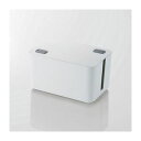 (まとめ)エレコム ケーブルボックス(4個口) EKC-BOX002WH【×2セット】(2)
