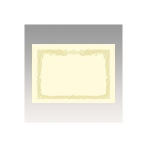 （まとめ） OA賞状用紙 クリーム賞状用紙・縦書き 10-1077 10枚入 【×3セット】