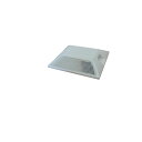 【10枚セット】 道路縁石鋲/セーフレーン 【白色】 100×100×20mm 本体部:ABS樹脂製 簡単施工【代引不可】