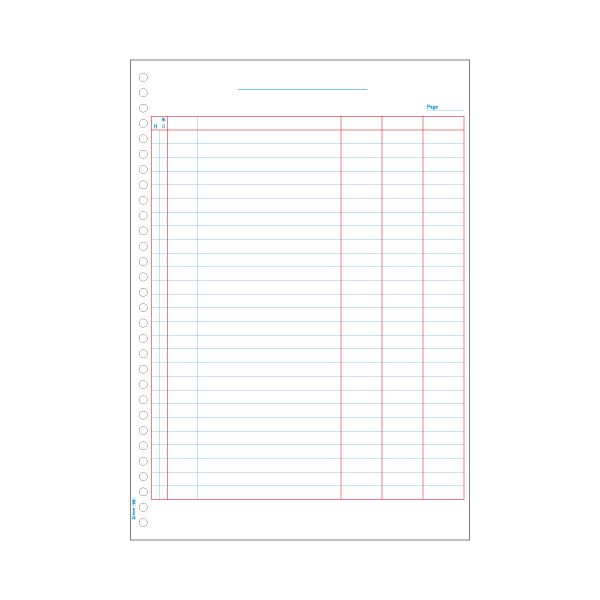 （まとめ） ヒサゴ 元帳 A4タテ 30穴 GB946 1箱（500枚） 【×2セット】