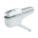 (まとめ) コクヨ 針なしステープラー(ハリナックス) ハンディタイプ 10枚とじ 白 SLN-MSH110W 1個 【×5セット】(3)