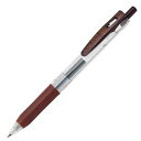 (まとめ) ゼブラ ゲルインクボールペン サラサクリップ 0.3mm 茶 JJH15-E 1本 【×60セット】(3)