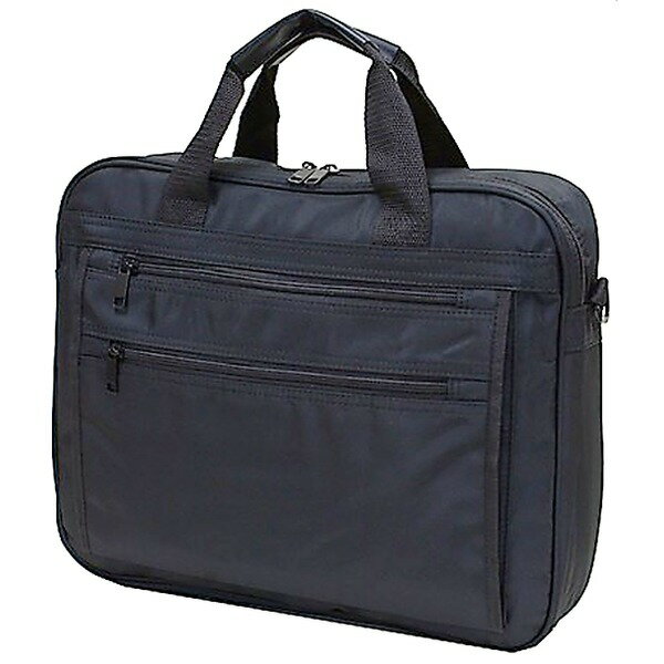 ビジネスバッグ カバン B4サイズ対応 大型 2WAY ブラック ショルダーベルト付 ショルダーバッグ 通勤 ..