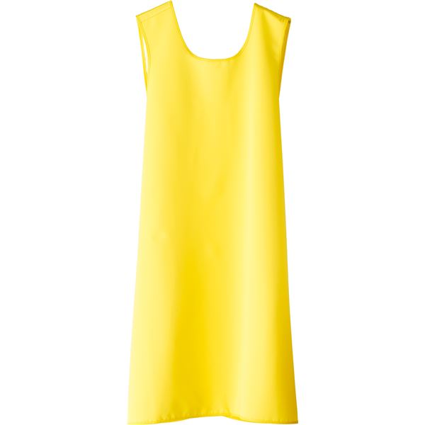 フットマーク 入浴介助エプロン パッとつけられる入浴介護エプロン (1)M-L バナナ 403310