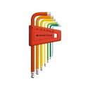 PB SWISS TOOLS 212H-6RB ボール付レインボーレンチセット(パックナシ)