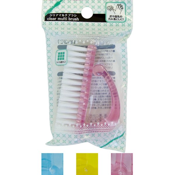 クリアマルチブラシ カラーアソート/指定不可 【12個セット】 18-901