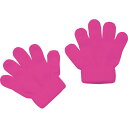 (まとめ)アーテック ミニのびのび手袋  アクリル製 蛍光ピンク 