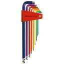 PB SWISS TOOLS 212LH-10RB ボール付ロングレインボーレンチセット(パックナシ)