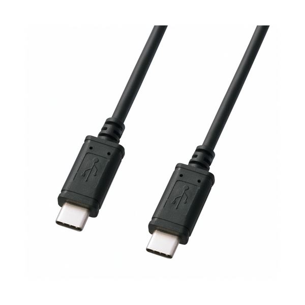 (まとめ) サンワサプライ USB2.0TypeCケーブル KU-CC10 【×3セット】