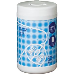 （まとめ） TANOSEE OAクリーナー ウェットティッシュ ボトルタイプ 1個（150枚） 【×5セット】