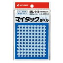(まとめ) ニチバン マイタック カラーラベル 円型 直径5mm 青 ML-1414 1パック(1950片:130片×15シート) 【×30セット】