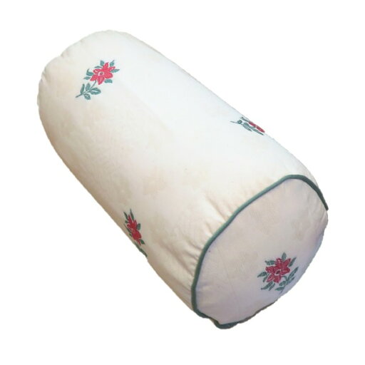 ボルスタークッション/腰枕 【15R×30cm グリーン】 洗えるカバー 『オロペサ』 ボルスタークッション/腰枕 【15R×30cm グリーン】 洗えるカバー 『オロペサ』