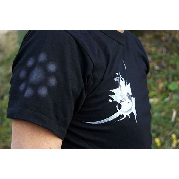 戦国武将Tシャツ 【伊達政宗 奥羽覇王】 Sサイズ 半袖 ブラック(黒) 〔Uネック おもしろ〕