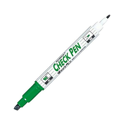 ゼブラ 暗記用ツインチェックペン(緑) 【10個セット】 32-480 ゼブラ 暗記用ツインチェックペン(緑) 【10個セット】 32-480