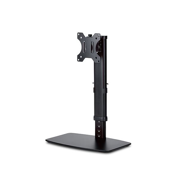 エレコム モニタースタンド ディスプレイスタンド 昇降タイプ 17インチ~27インチ対応 10段階 ブラック DPA-VL01BK