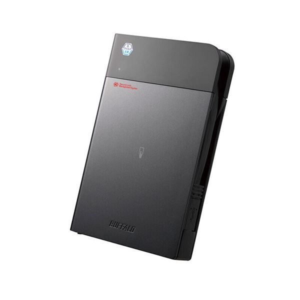 ■サイズ・色違い・関連商品■500GB■1TB[当ページ]■商品内容●抗ウイルス・抗菌対応抗ウイルス・抗菌対応 （SIAA適合基準）のため時間が経ってもウイルス・細菌が増えにくく、医療機関や製品を持ち運び手の触れる機会が多くなるユーザーでも安心してお使いいただけます。●ICカードでHDDのセキュリティー解除が可能本商品は、ICカード※をかざすだけでセキュリティー解除が可能、面倒なパスワード入力は不要です。ICカード所持者のみHDDへアクセスできるため、強固なセキュリティー管理を手軽に実現できます。※ICカードは別売りです。●ICカードでWindowsにログインできる専用ICカードだけでなく、様々なICカードやスマートフォン、日本版のiPhone 7とiPhone 7 Plusに対応。普段から使っているICカードやスマートフォンを使ってパスワード入力の代わりにICカードやスマートフォンをかざしてWindowsにログインできます。●ファームウェア不正改ざんチェック機能搭載本商品は、HDD起動時に本商品のファームウェアが改ざんされていないかチェックを行います。万が一、改ざんされていた場合は、警告が表示されるため、安心です。ファームウェアアップデート時にも純正ファームウェア化チェックを行い、改ざんされている場合はアップデートしない為安心です。●強制暗号化で重要なデータを確実に守る本商品に保存されるデータは、強制的に暗号化されるため、暗号化をし忘れる心配はありません。また、本商品にアクセスするためにはパスワード認証、またはICカード認証が必要です。強制暗号化とパスワード認証、またはICカード認証の2重のセキュリティーで万が一の盗難や紛失時にも大事なデータの流出を防ぐことができます。●ポータブルHDDを介したウイルス感染による被害を防ぐウイルスに感染すると、パソコンが動かなくなったり、大事なデータが消えたり外部に流出するなど大変危険。ウイルス対策を万全にしておくことが重要です。そして最近注目されているのは「AutoRunウイルス」と呼ばれる一部のコンピューターウイルス。感染しているパソコンにポータブルHDDを接続すると、ポータブルHDDにウイルスを勝手に送り込み、その感染したポータブルHDDを他のパソコンで使用するとまた感染が拡大。知らないうちにパソコンがウイルス感染していることもあるのです。●「ウイルスチェック機能」で感染ファイルの侵入を自動検知・隔離する本商品はウイルスを自動で検索し、検出した場合には駆除・削除を行う「ウイルスチェック機能」を搭載。本商品に保存・更新されるファイルがウイルスに感染していないかどうかリアルタイムで監視します。もし感染ファイルが検出されれば、自動的に専用フォルダーに隔離されるので、ウイルス感染を未然に防ぐことができ、安心してお使い頂けます。●MILスペック対応、高い耐衝撃性を実現持ち運ぶ機会が多いポータブルHDDにとって落下のリスクは避けられません。本商品は、そんな万が一の落下からドライブを守るため、頑丈なケースと内部の衝撃吸収シリコンゴム+高剛性シャシを採用しています。米軍採用品の選定に用いられる米国MIL規格「MIL-STD-810G 516.6 procedure IV※」に準拠しており、保存されたデータをしっかり守ります。※1.2mの高さから剛体にべニヤ板を敷いた上へ26回落下させます。全ての角と面、辺から落ちるよう角度を変更しながら実施します。テストに用いる5つのサンプルのうち1つでも落下後に動作が確認できればテストに合格となります。■商品スペック動作環境・温度：5〜35℃・湿度：20〜80%（結露なきこと）対応するパソコン：USB 3.2（Gen 1）/3.1（Gen 1）/3.0/2.0 Type-A端子を搭載するWindowsパソコン、USB 3.2（Gen 1）/3.1（Gen 1）/3.0/2.0 Type-A端子を搭載するMac（Intelプロセッサー搭載機のみ）、バッファロー製USBインターフェースボード搭載のWindowsパソコン注意事項：本商品、およびその他のハードウェア暗号化機能搭載商品を複数同時に使用することはできません。セキュリティー：暗号化方式 AES 256bit（ハードウェア方式）USB部・インターフェース：USB 3.2（Gen 1）/3.1（Gen 1）/3.0/2.0・端子数：1・端子形状：USB Micro-B対応ICカード〈別売りICカード〉OP-ICCARD1〈交通系ICカード〉Kitaca、Pasmo、Suica、Manaca、Toica、PiTaPa、ICOCA、はやかけん、Nimoca、SUGOCA、ITAPPY、ecomyca、Ayuca〈電子マネー〉Edy、Nanaco、WAON、PiTaPa〈おサイフケータイ（R）対応スマートフォン〉Xperia、AQUOS、Galaxy、etc.電源：USBバスパワー外形寸法（幅×高さ×奥行）：90×141×21mm※本体のみ（突起部除く）質量：約300g保証期間：3年グリーン購入法：対応RoHS基準値：準拠主な付属品：USBケーブル（18cm）、USB延長ケーブル（50cm）、取扱説明書※暗号認証ソフトウェアは製品本体内に保存※保証書はマニュアルに記載■送料・配送についての注意事項●本商品の出荷目安は【4 - 6営業日　※土日・祝除く】となります。●お取り寄せ商品のため、稀にご注文入れ違い等により欠品・遅延となる場合がございます。●本商品は仕入元より配送となるため、沖縄・離島への配送はできません。[ HDS-PZNVB1.0U3 ]