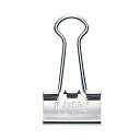 (まとめ)ライオン事務器 バインダークリップ ニッケルメッキ 小 口幅19mm No.107N 1箱(10個) 【×30セット】