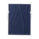 (まとめ)店研創意 ストア・エキスプレス梨地リボン付ギフトバッグ ネイビー 31cm 1パック(20枚)【×10セット】