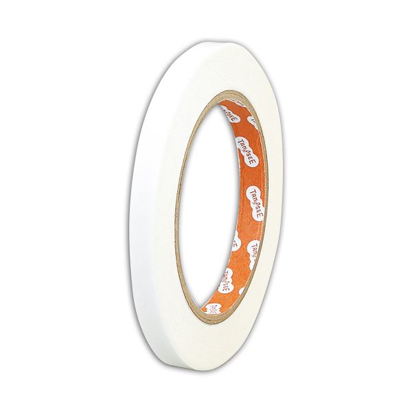 (まとめ) TANOSEE オリジナル両面テープ 10mm×20m 1セット（20巻） 【×10セット】