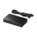 サンワサプライ Giga対応スイッチングハブ 5ポート・ループ検知機能付き LAN-GIGAH5L 1台(2)