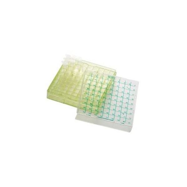 (まとめ)フリーズラック 黄緑 138×138×53mm PC81-K (バラ) 【×5セット】