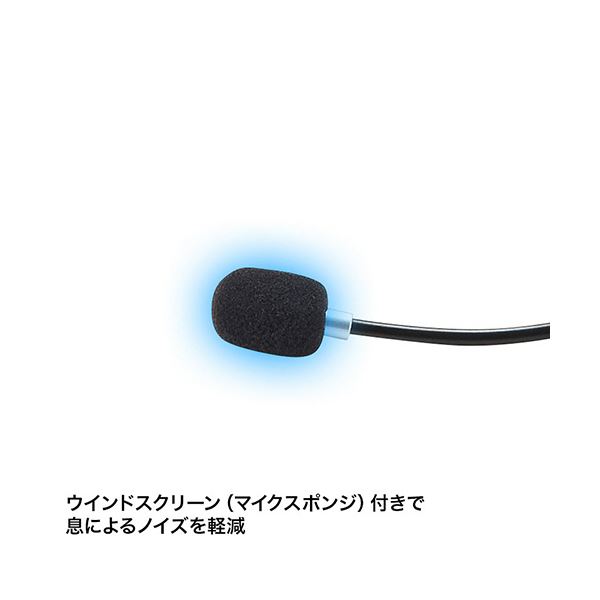 サンワサプライ 4極対応ヘッドセット片耳タイプ シルバー MM-HS402SV 1個