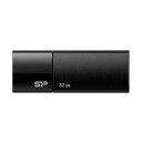 (まとめ) シリコンパワーUSB2.0フラッシュメモリ Ultima U05 32GB ブラック SP032GBUF2U05V1K 1個 【×10セット】(2)