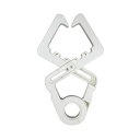 〔60個セット〕 物干しフック 室内物干し 約幅24×奥行14.2×高さ1.7cm ホワイト HOS クロスフック 洗濯用品 ランドリー用品