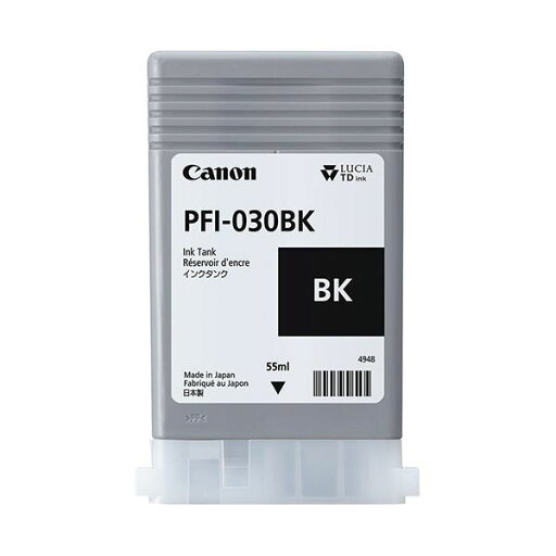 キヤノン インクタンク PFI-030BK 顔料 ブラック 55ml 3489C001 1個 キヤノン インクタンク PFI-030BK 顔料 ブラック 55ml 3489C001 1個