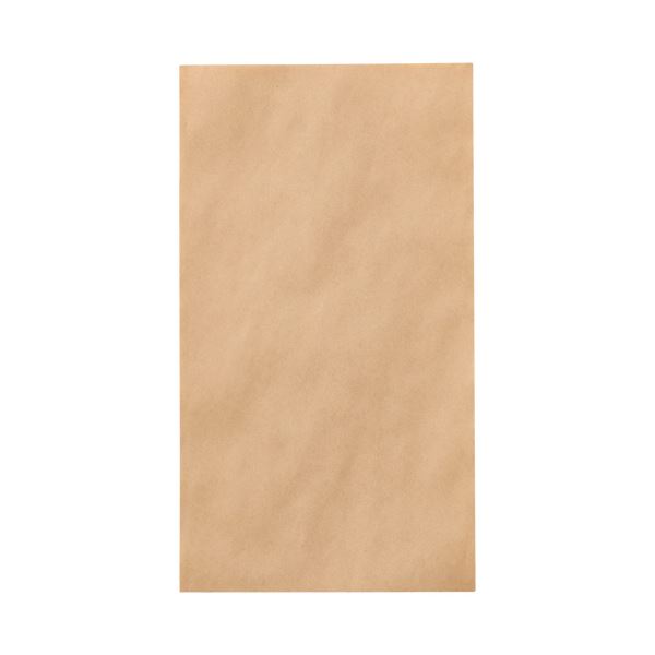 （まとめ）今村紙工 紙平袋ストレートタイプ(未晒クラフト) SS HBC-SS 1パック(200枚)【×3セット】