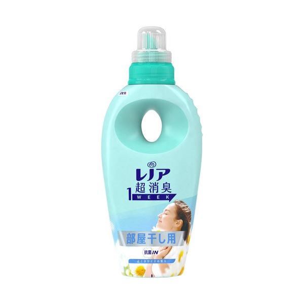 (まとめ) P＆G レノア 超消臭 1week 部屋干し用 花とおひさまの香り 本体 530ml 1本 【×20セット】