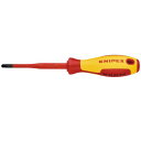 KNIPEX クニペックス 9824-02SLS スリム 絶縁 ドライバー (プラス/マイナス) 工具 ツール DIY 作業工具 道具