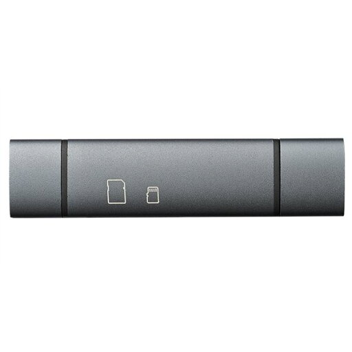 Digio2 USB2.0 アルミカードリーダー CRW-DCSD75GY グレー Digio2 USB2.0 アルミカードリーダー CRW-DCSD75GY グレー
