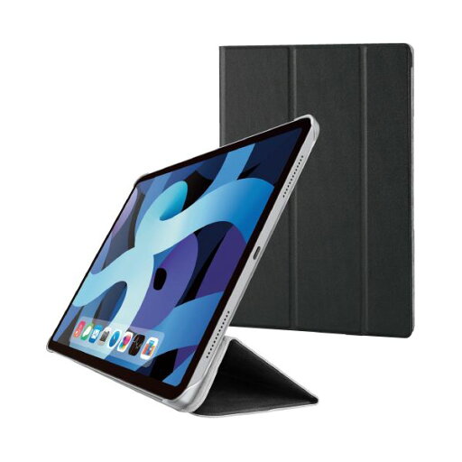エレコム iPad10.9 レザーケース ブラック TB-A20MWVBK エレコム iPad10.9 レザーケース ブラック TB-A20MWVBK